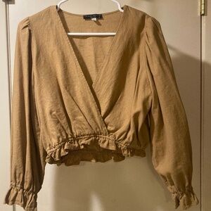 Linen blouse - longsleeve, boutique